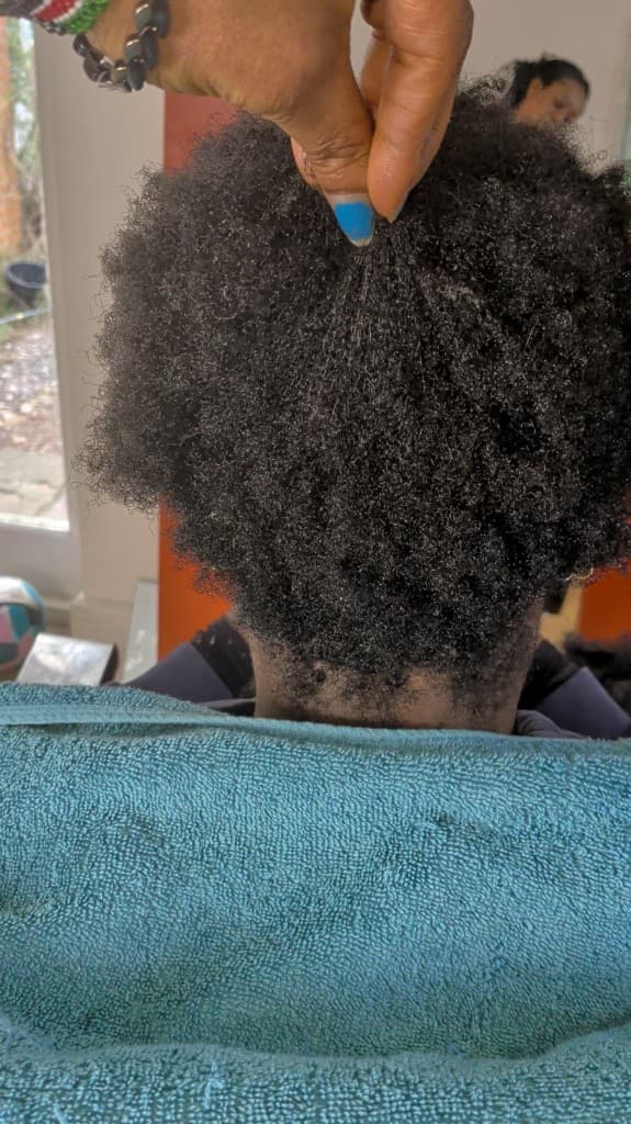 Natural coils — texture check before locs