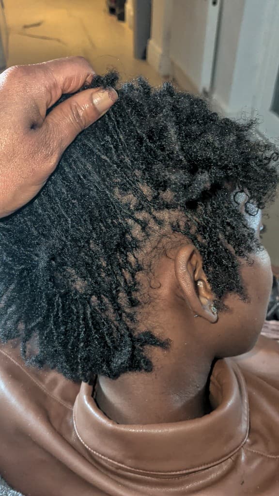 Sisterlocks — interlocking detail