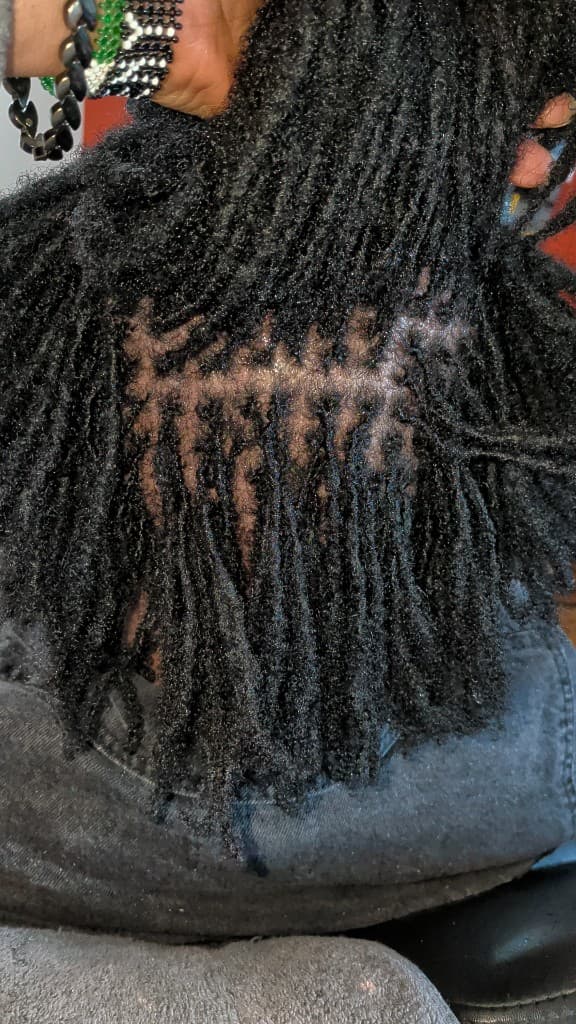 Mature length sisterlocks