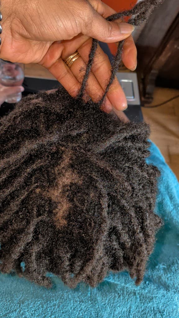 Crochet maintenance — detailed root and loc work