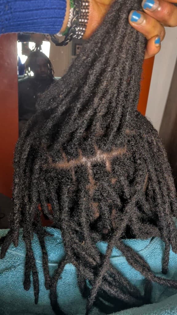Traditional locs — root detail