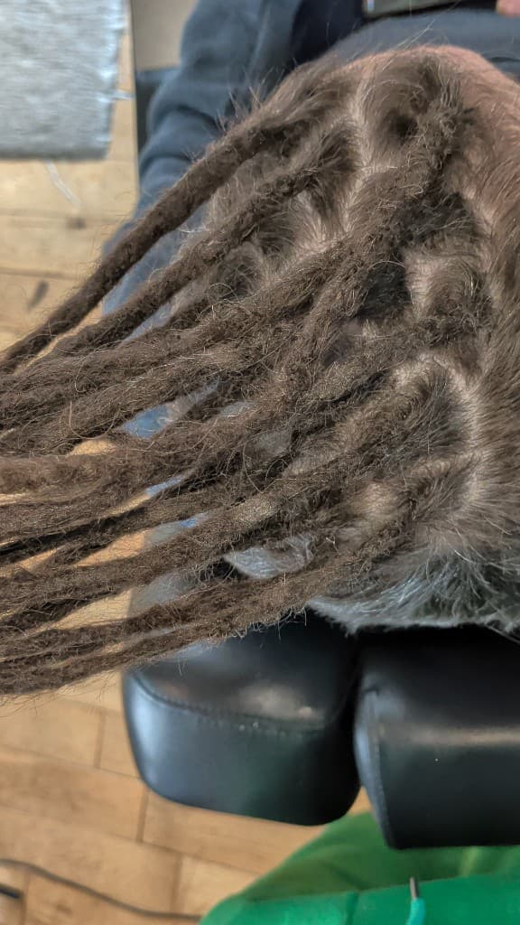 Mature traditional locs
